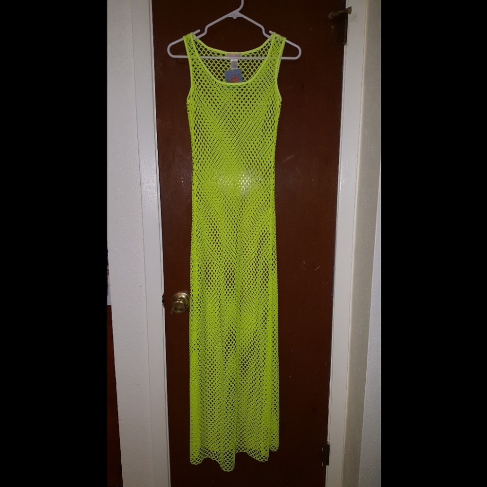 Multiple color: Womens Fishnet Swim Coverup